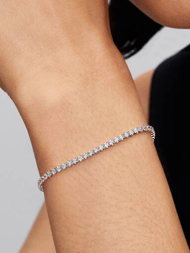 Sprankelende Tennisarmband