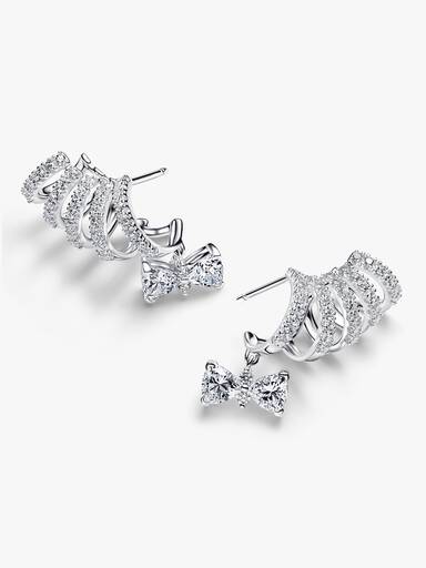 Bridgerton Sprankelende Strik Ear Climbers