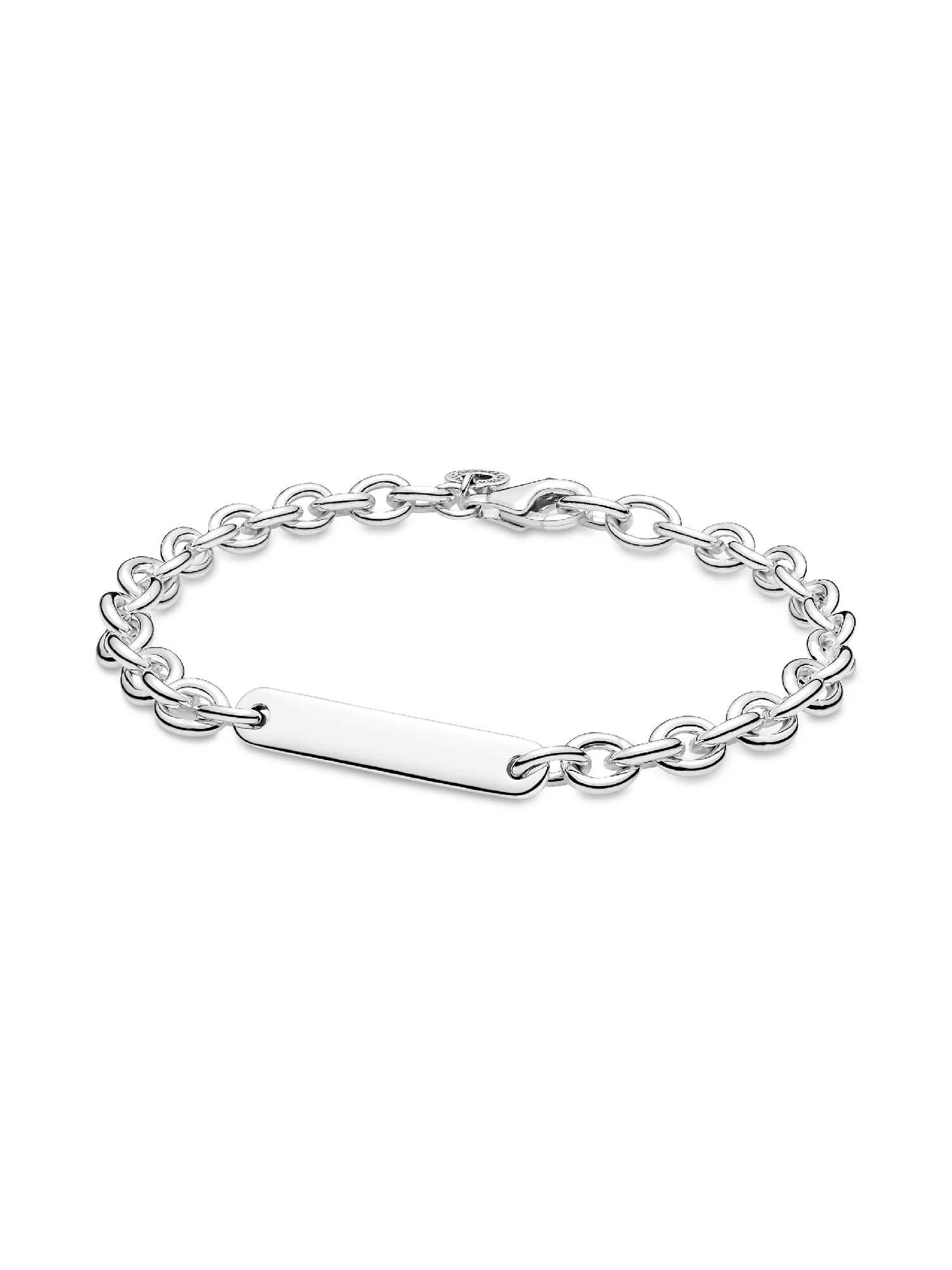 Schakelarmband met Graveerbare Balk