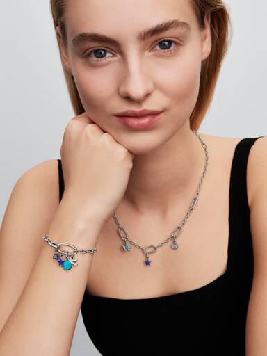 Blauwe Ster Mini Hangende Bedel