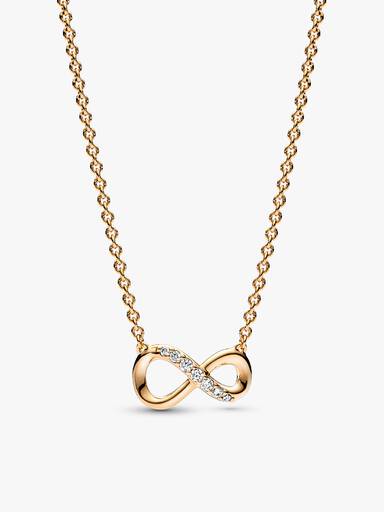 Sprankelende Infinity Ketting- en Oorbellenset
