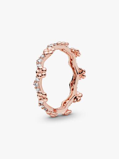Bloemenkroon ring