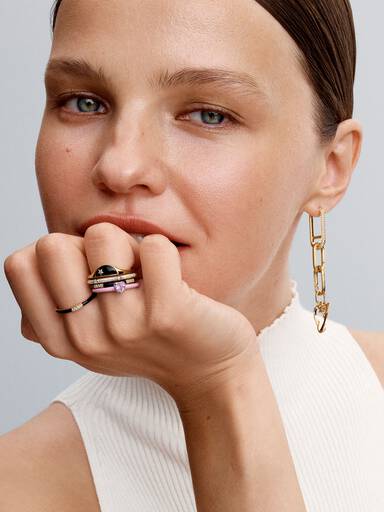 Pandora ME Textuur & Stenen Ring