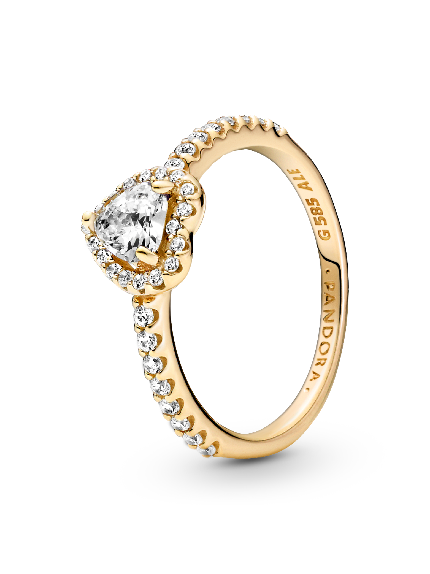 Verhoogd Hart Ring