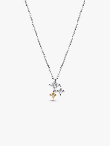 Driedubbele Ster Ketting met Hanger