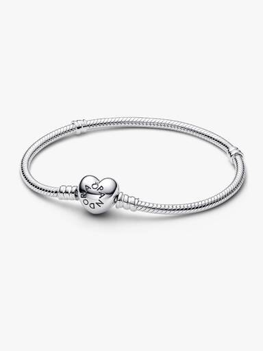 Pandora Moments Hartsluiting Armband, Sterlingzilver