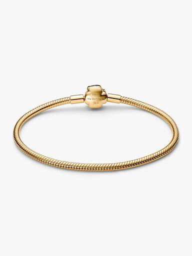 Slangenschakelarmband Disney Belle en het Beest betoverde roos