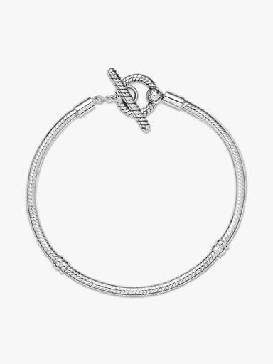 Pandora Moments T-Bar Slangenschakel-armband