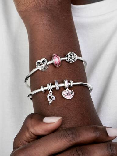Golvende Fancy Roze Muranoglazen Bedel