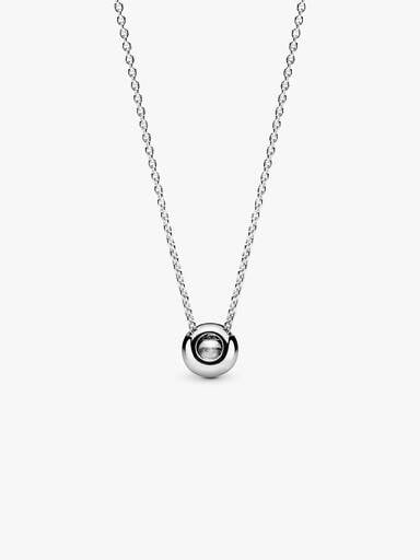 Ronde Sprankelende Stralenkrans Ketting