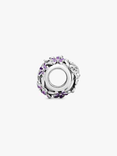 Openwork Paarse Madeliefjes Bedel