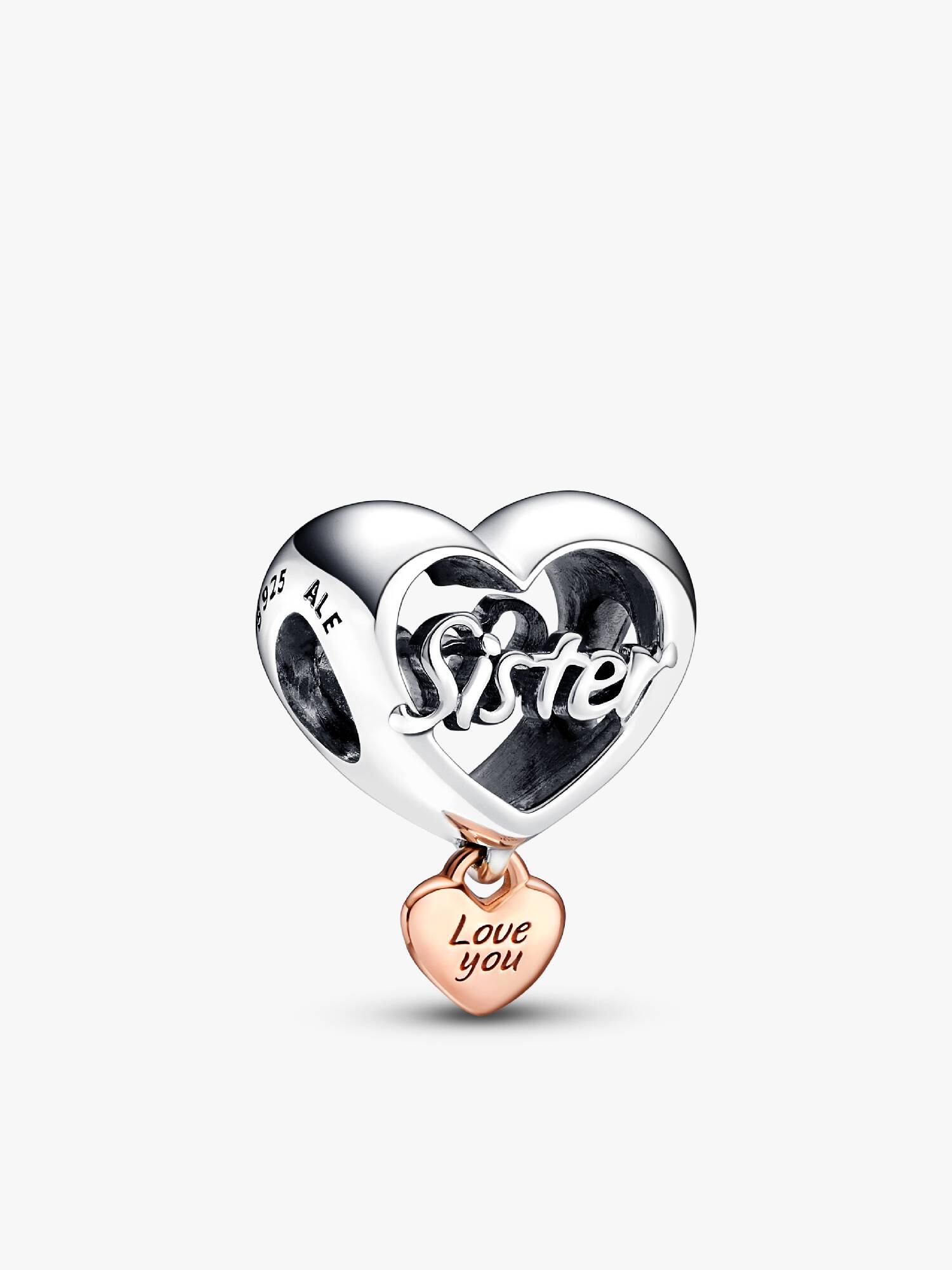 Love You Sister Heart Bedel