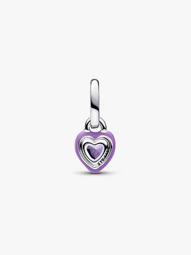 Pandora ME Paarse Chakra Hart Mini Hangende Bedel