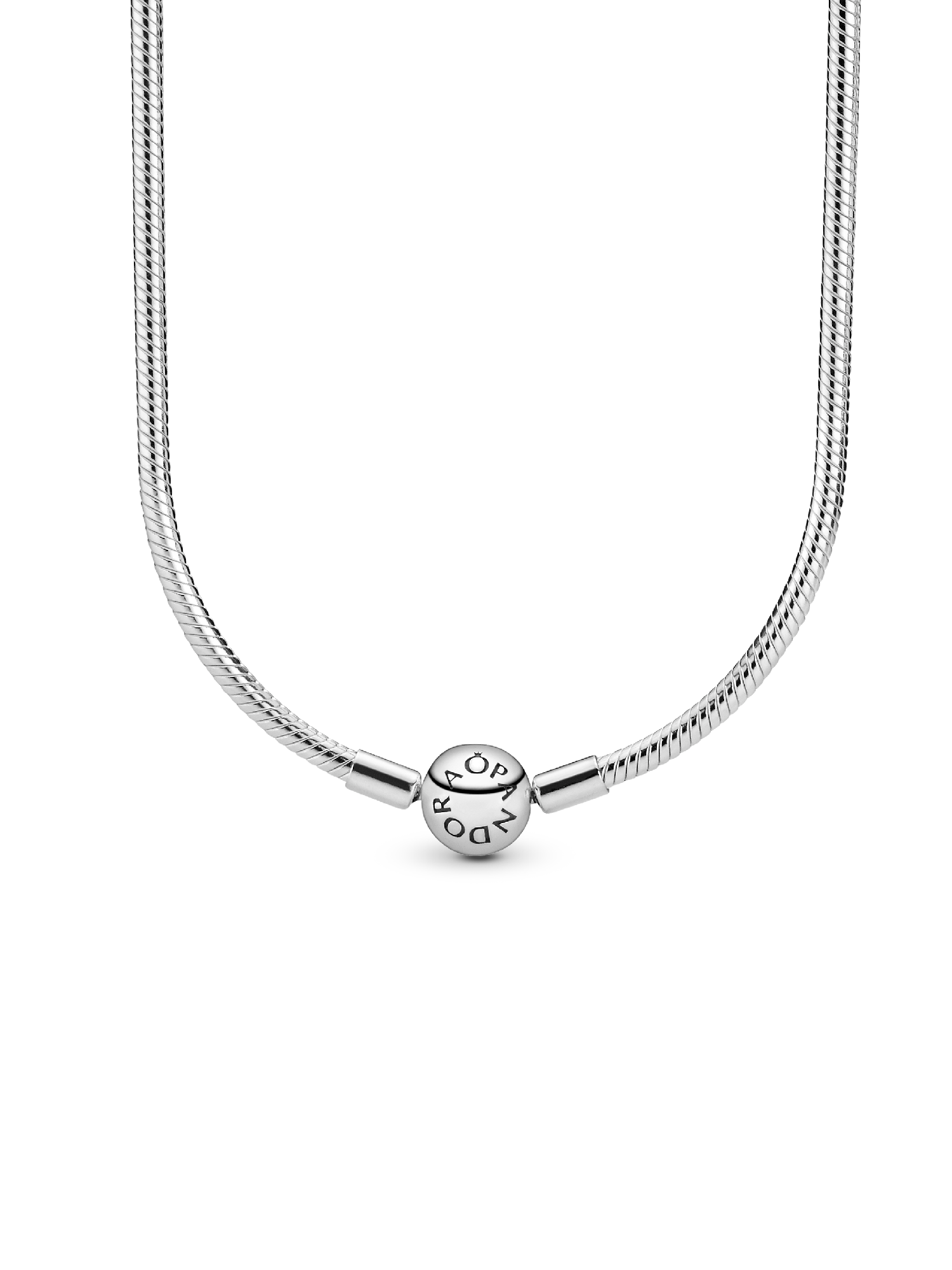Pandora Moments Slangenketting Halsketting, Sterling Zilver