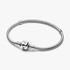 Pandora Moments Armband met Cilindersluiting, Platina Verguld Pandora Moments Armband met Cilindersluiting, Platina Verguld