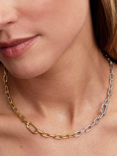 Tweekleurige schakelketting