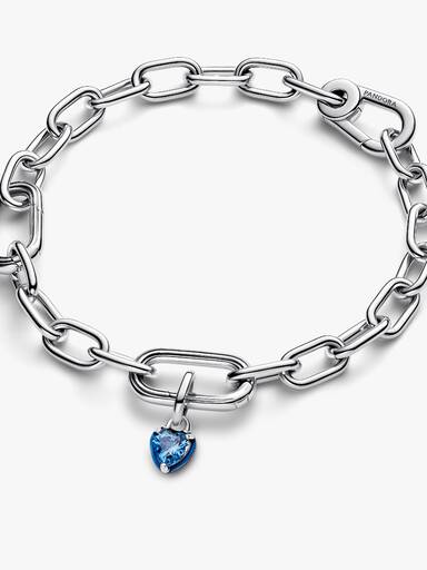 Pandora ME Blue Chakra Heart Mini Hangende Bedel