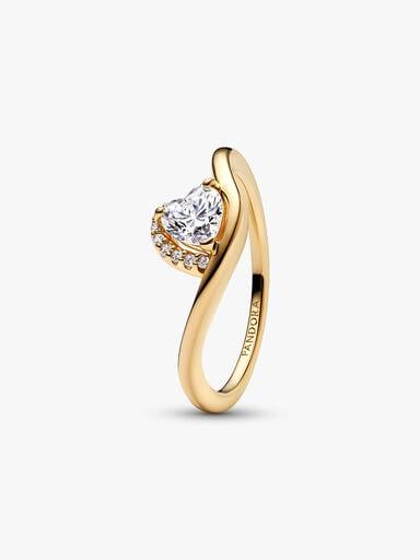 Golvende Hart Ring