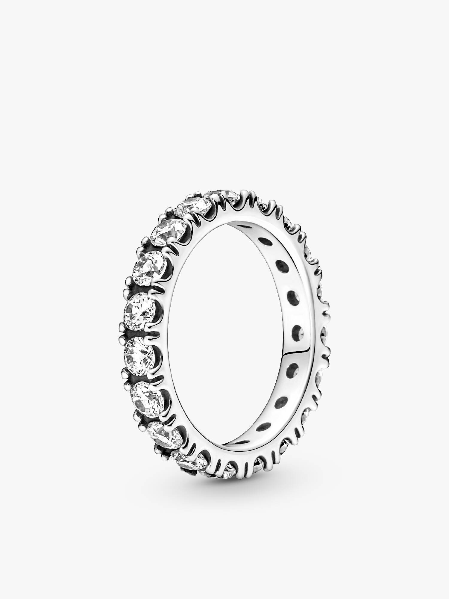 Sprankelende Rij Eternity Ring