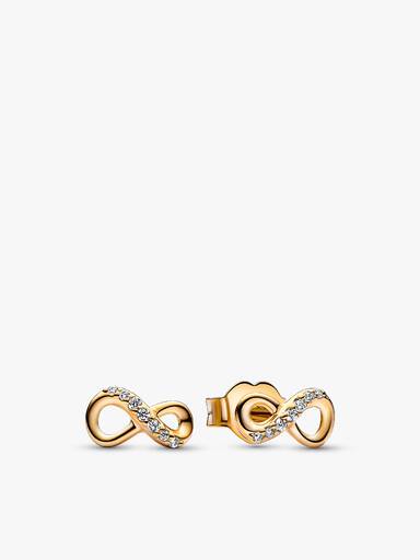 Sprankelende Infinity Ketting- en Oorbellenset