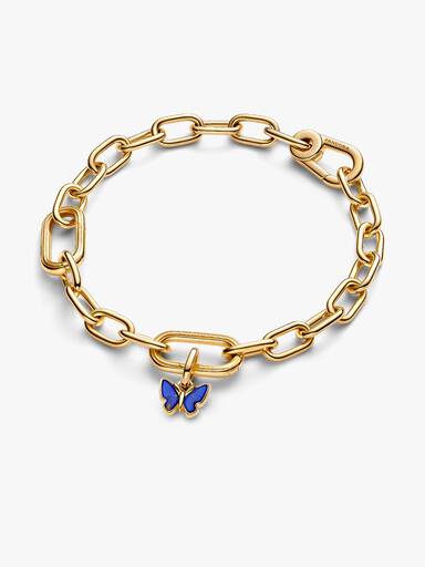 Blauwe Vlinder Mini-Hangende bedel