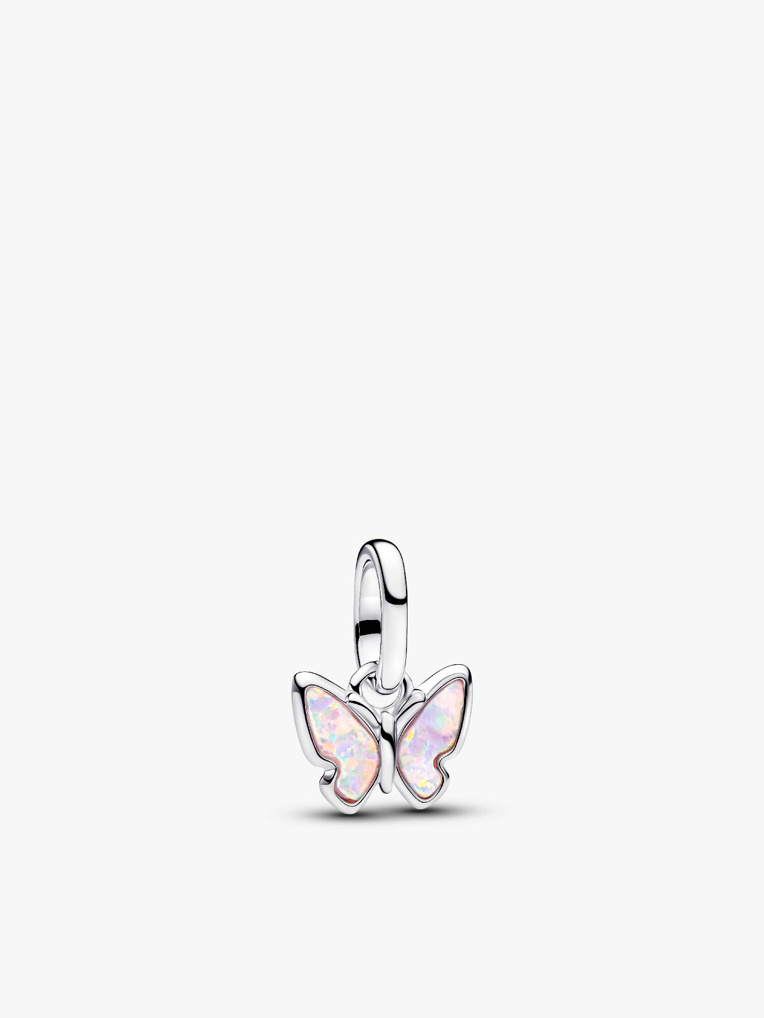 Roze Vlinder Mini-Hangende bedel 