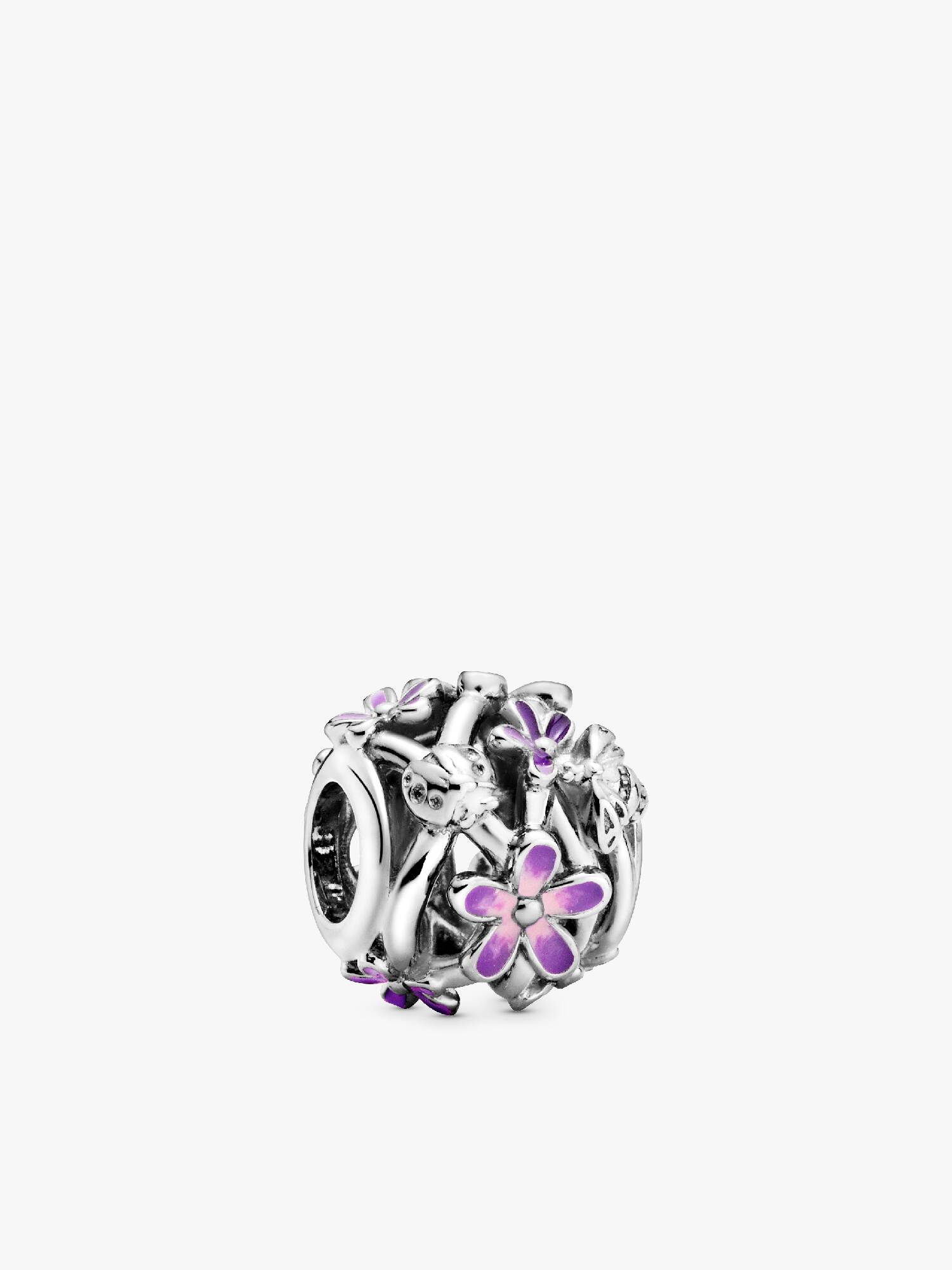 Openwork Paarse Madeliefjes Bedel