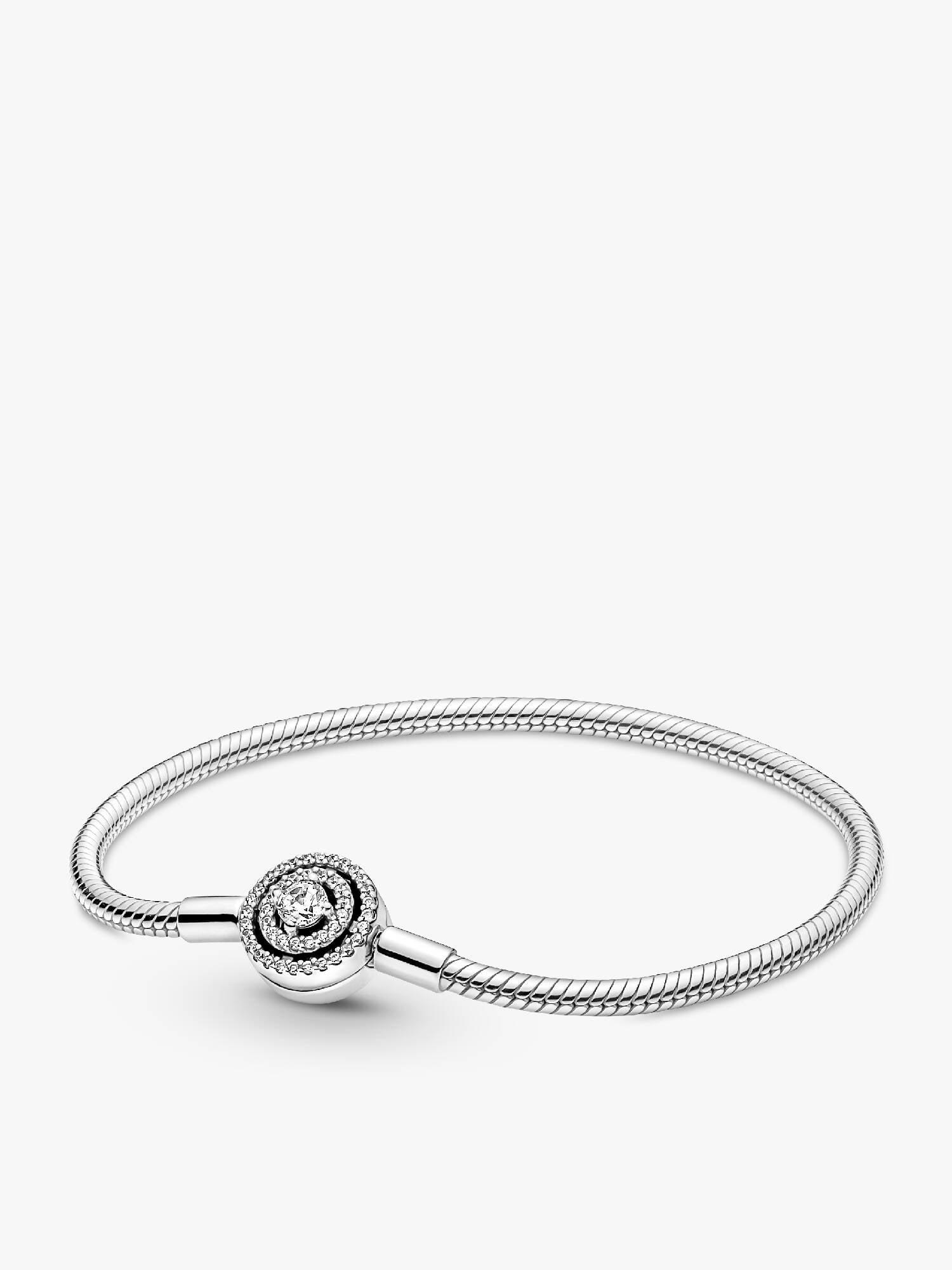 Pandora Moments Halo Snake Chain Armband
