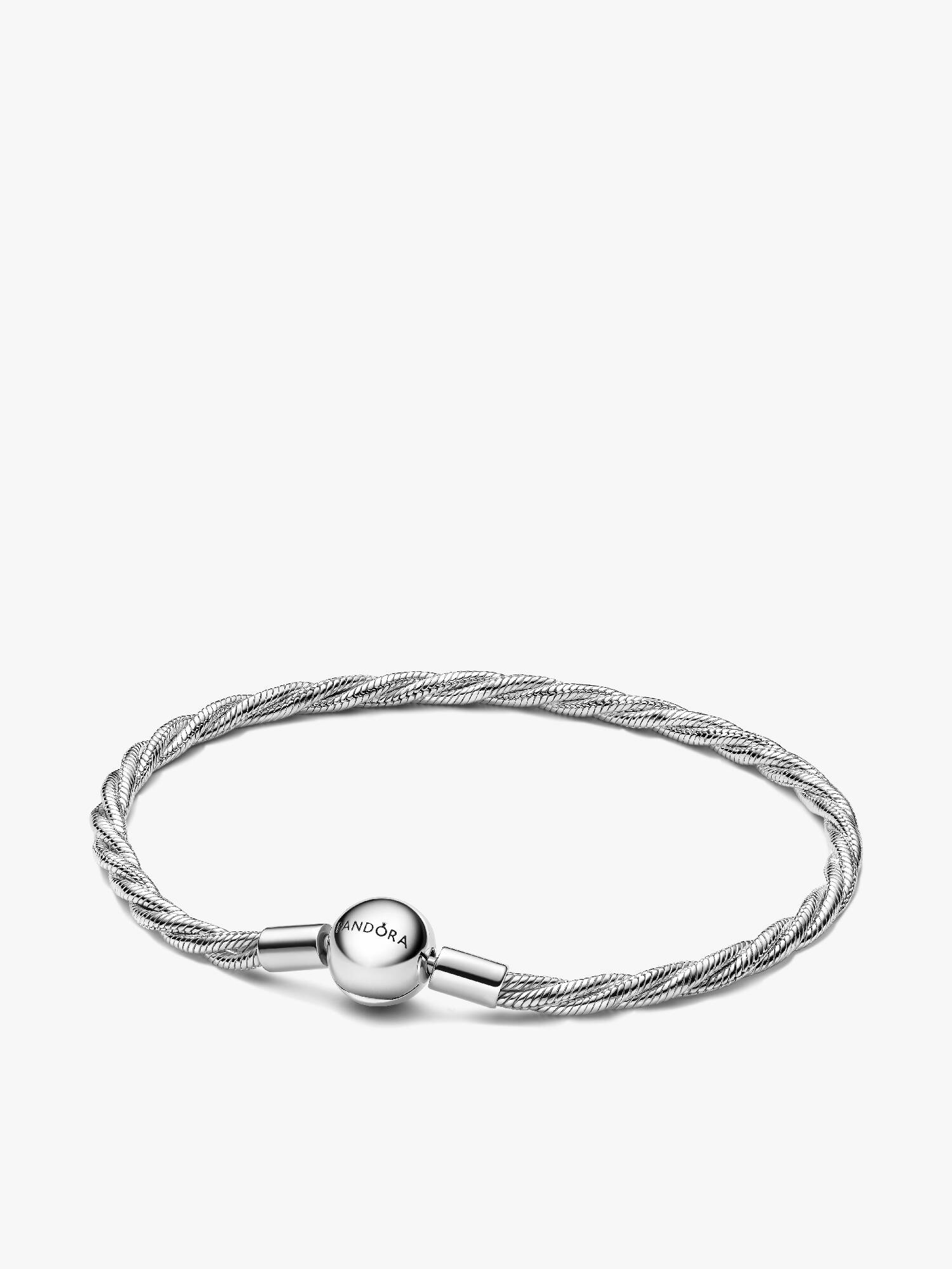 Ronde Pandora Sluiting Gedraaide Snake Chain
