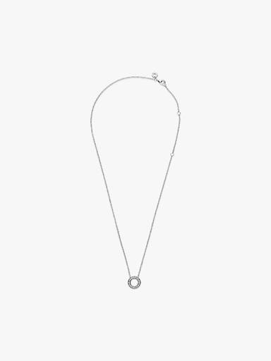 Pandora Logo Pavé Cirkel Halsketting