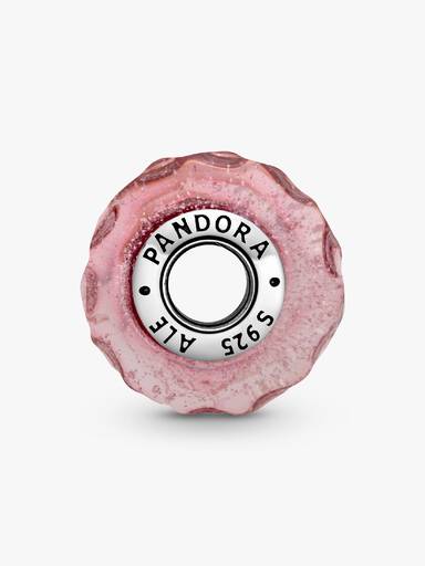 Golvende Fancy Roze Muranoglazen Bedel