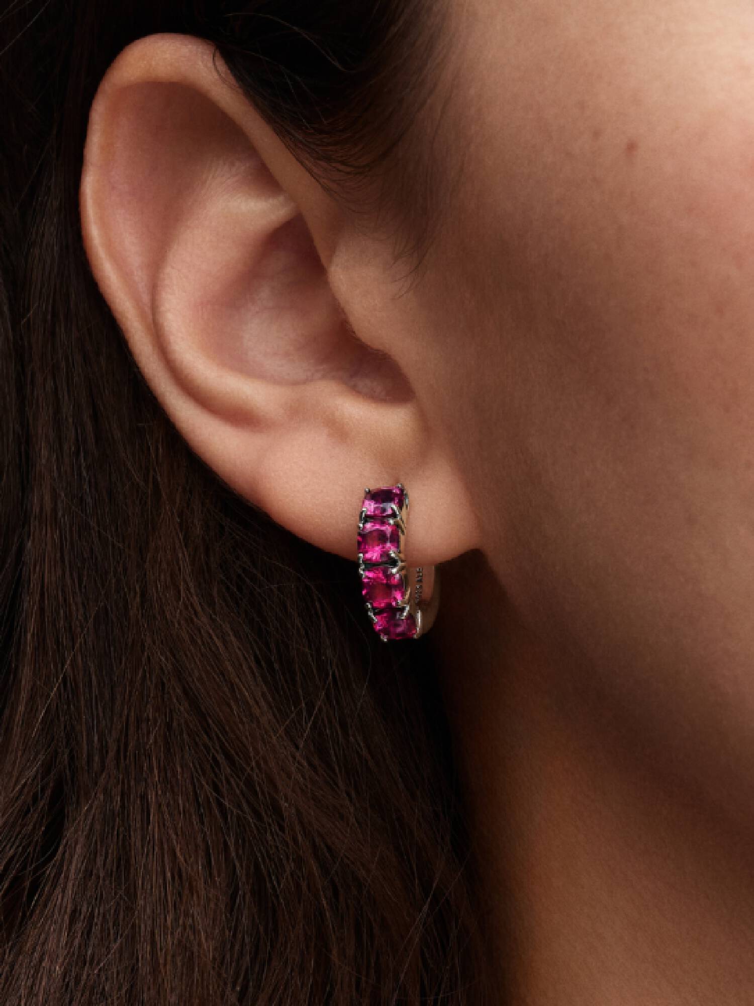 Roze oorringen