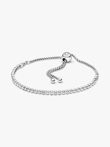 Sprankelende sliding tennisarmband