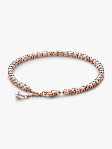 Sprankelende tennisarmband