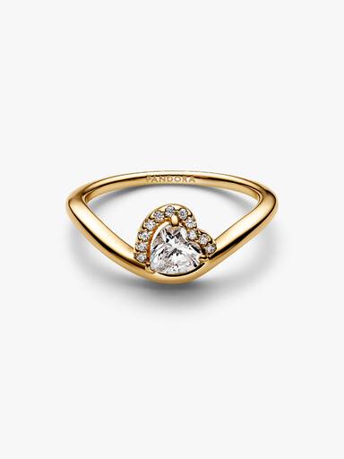 Golvende Hart Ring