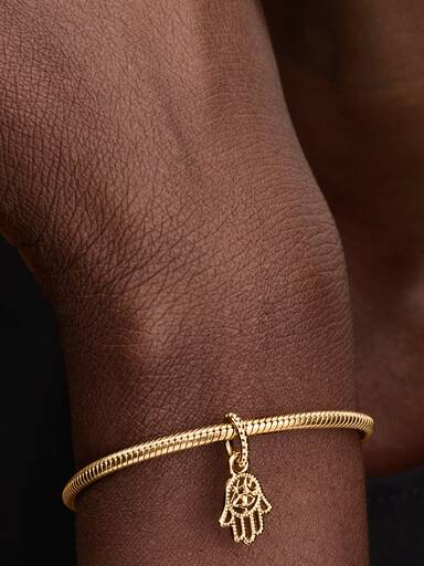 Beschermende Hamsa hand-hangende bedel