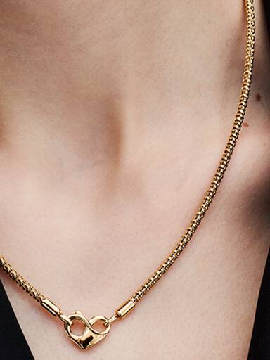 Studded halsketting