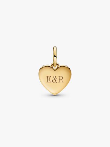 Hangende bedel met graveerbaar love-hart