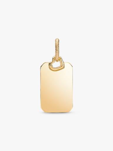 Graveerbaar Rechthoekig Plaatje Hanger