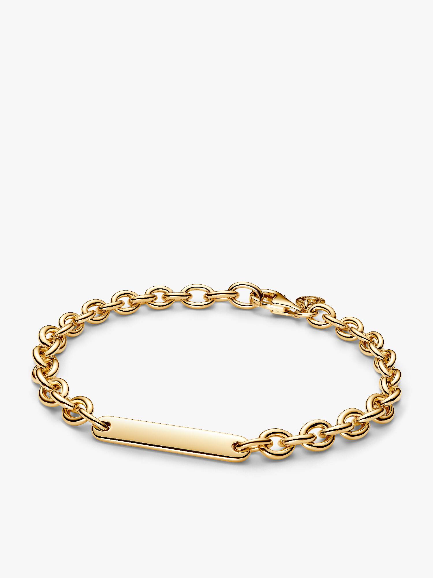 Schakelarmband met Graveerbare Balk