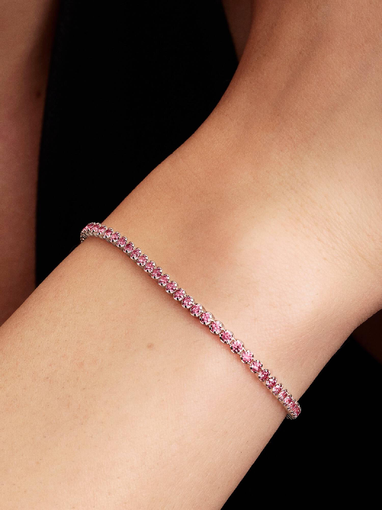 Kleine Roze Tennisarmband