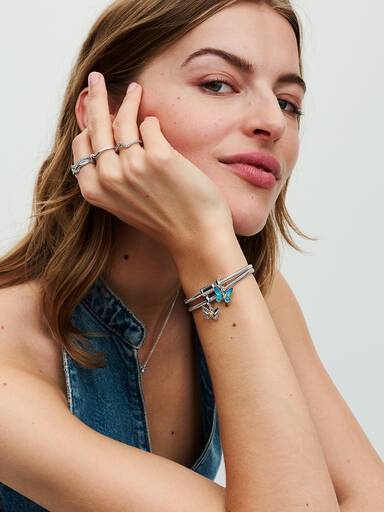 Snake chain-armband met handige magnetische sluiting