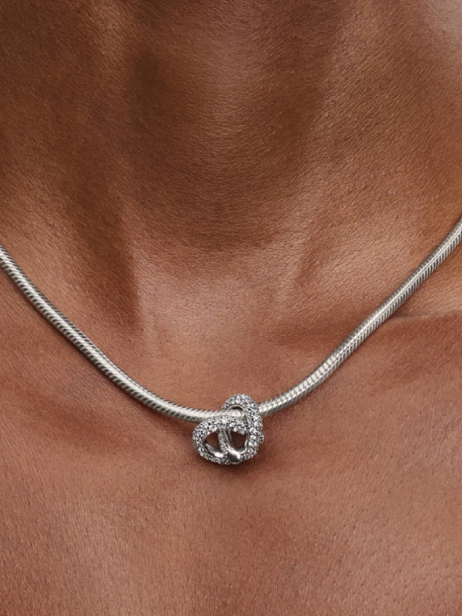 Pavé Infinity Knoop Hart Bedel