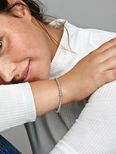 Kralen & pavé armband