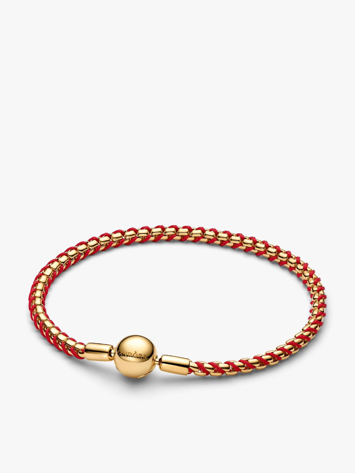 Rood Koord Chain Armband