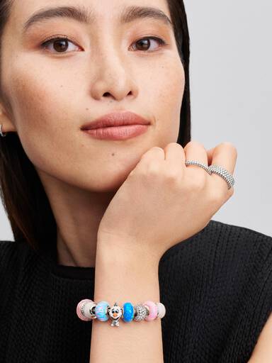 Opalescent Oceaan Blauwe Bedel