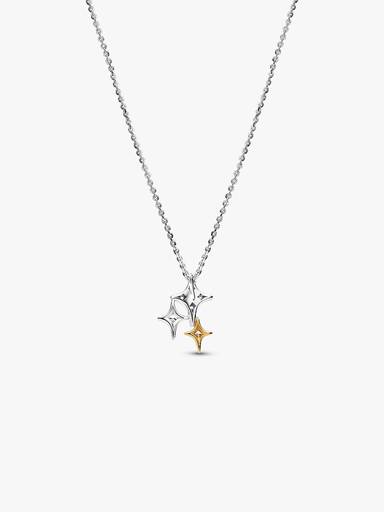Driedubbele Ster Ketting met Hanger
