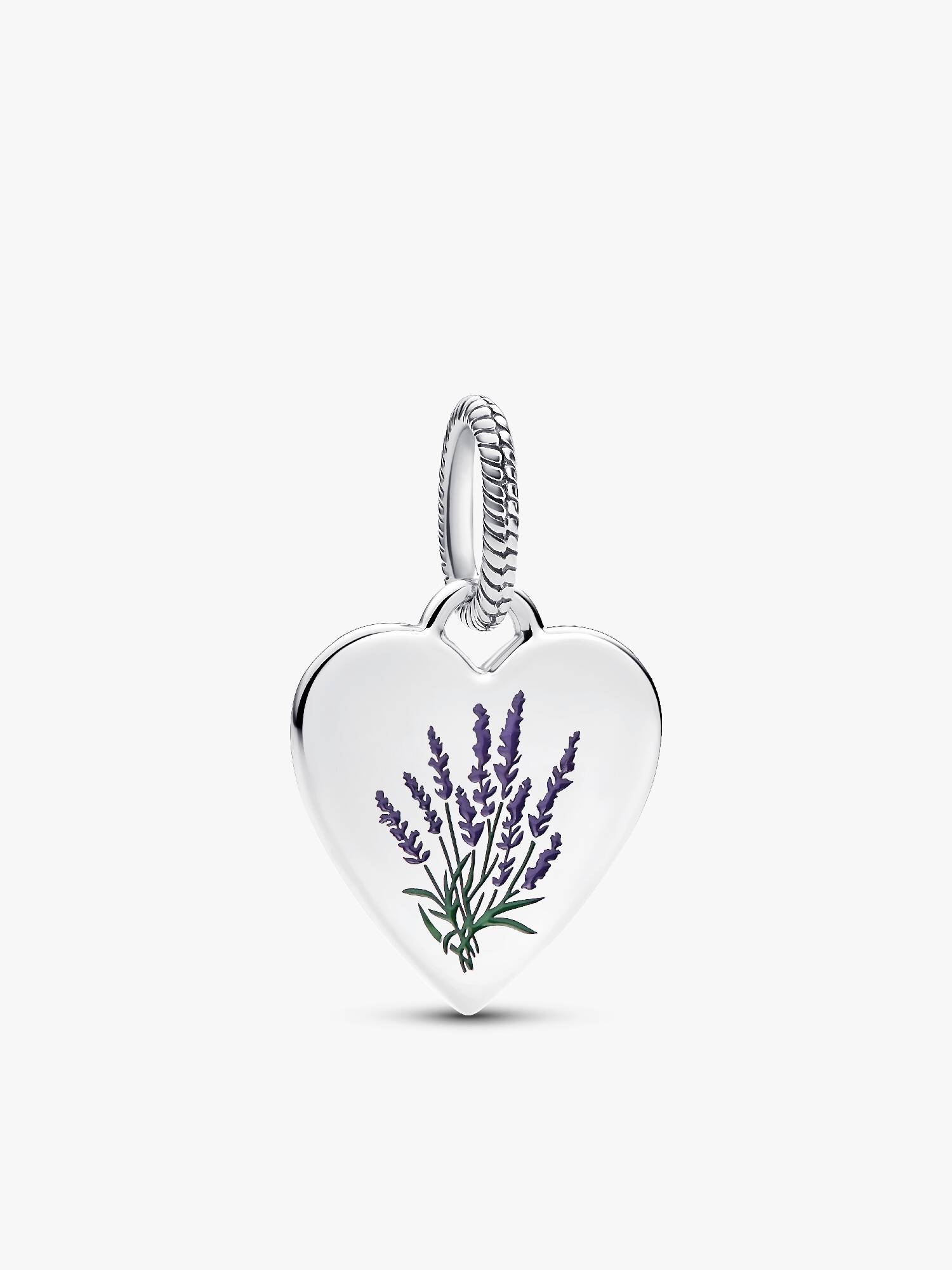 Graveerbare Lavendel Hart Tag Hanger