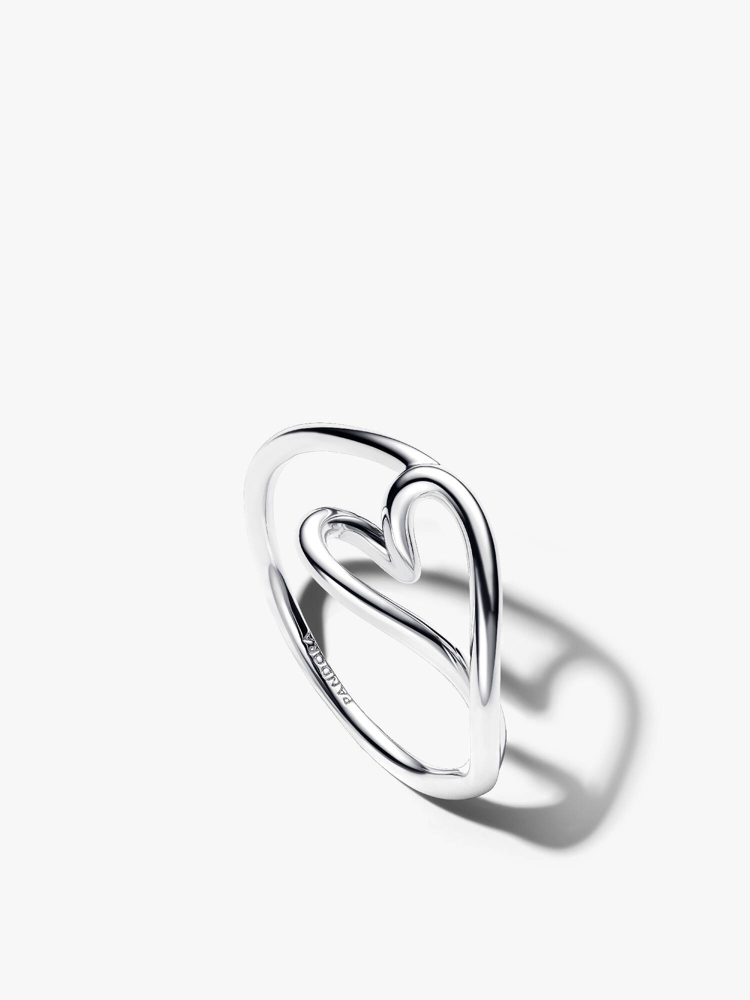 Organisch Gevormde Klein Hart Ring