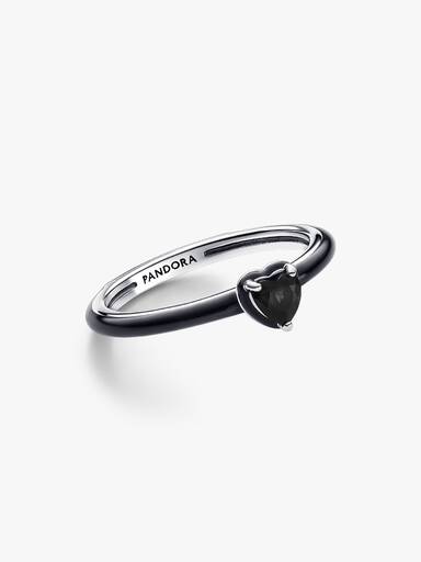 Pandora ME zwarte chakra hartring